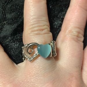 Two heart ring